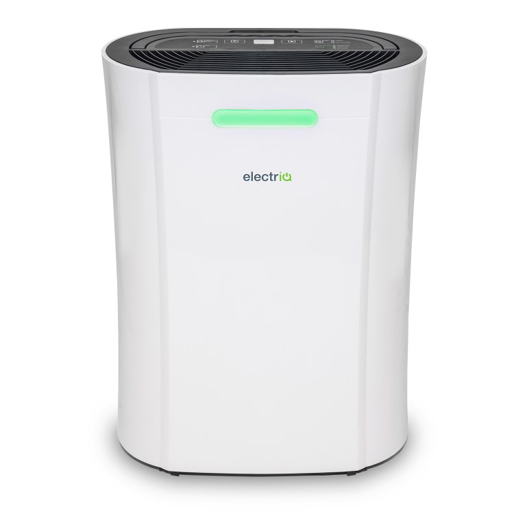 electriQ CD12P dehumidifier with HEPA filter for advanced air purification