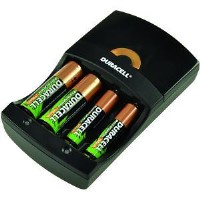 Duracell Value Charger + AA Rechargeable Batteries - 4 pack