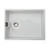 GRADE A1 - Single Bowl White Ceramic Belfast Kitchen Sink - Taylor &amp; Moore Clara