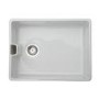 1 Bowl White Ceramic Undermount Kitchen Sink with Brushed Brass Kitchen Mixer Tap Set - Taylor & Moore