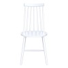 Set of 4 White Wooden Spindle Dining Chairs - Cami