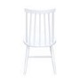 Set of 4 White Wooden Spindle Dining Chairs - Cami