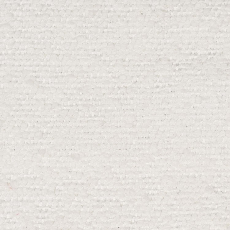 Set of 4 White Boucle Upholstered Kitchen Stools with Black Legs and Back - Cora