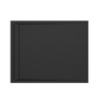 ONLY OPENED - 1000x800mm Rectangular Shower Tray – Slimline 30mm – Stone Resin – Anti-Slip – Black – Coast