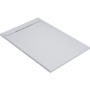 ALMOST PERFECT - 1000x900mm Rectangular Anti-Slip 30mm Slimline White Stone Resin Shower Tray – Coast