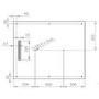 ALMOST PERFECT - 1000x900mm Rectangular Anti-Slip 30mm Slimline White Stone Resin Shower Tray – Coast