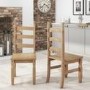 Corona Mexican Solid Pine Extendable Dining Table with 8 Dining Chairs