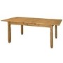 Corona Mexican Solid Pine Extendable Dining Table Set with 6 Dining Chairs