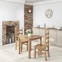 Corona Mexican Strong Solid Pine Dining Set with Table & 2 Chairs