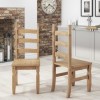 Corona Mexican Strong Solid Pine Dining Set with Table &amp; 2 Chairs
