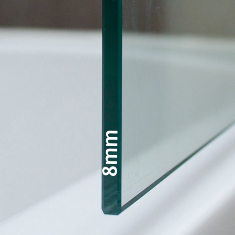 700mm Gunmetal Grey Shower Screen for Wet Room & Walk In Shower with 300mm Hinged Fixed Panel – Corvus