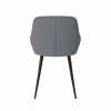Oak Dining Table Set with 4 Grey Fabric Chairs - Seats 4 - Carson