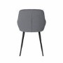 Oak Dining Table Set with 4 Grey Fabric Chairs - Seats 4 - Carson