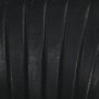 Extendable Black Dining Table Set with 8 Black Faux Leather Chairs - Seats 8 - Carson