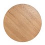 Small Oak Drop Leaf Space Saving Round Extendable Dining Table - Seats 2 - 4 - Carson