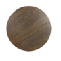 Small Walnut Drop Leaf Space Saving Round Extendable Dining Table - Seats 2 - 4 - Carson