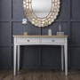 Darley Two Tone Console Table in Solid Oak and Light Grey