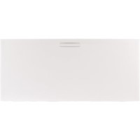 Grade A1 - 1400 x 800mm Rectangle Ultraslim Shower Tray with Hidden Waste - Helsinki