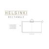 Grade A1 - 1400 x 800mm Rectangle Ultraslim Shower Tray with Hidden Waste - Helsinki