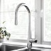 Chrome Single Lever Pull Out Monobloc Kitchen Mixer Tap - Enza Olney