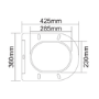 Wall Hung Rimless Toilet with Soft Close Seat, Brushed Bronze Pneumatic Flush Plate, 820mm Frame & Cistern – Roma