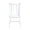 Solid Pine &amp; White Dining Table with 2 White Spindle Dining Chairs &amp; a Matching bench - Emerson