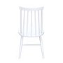Solid Pine & White Dining Table with 2 White Spindle Dining Chairs & a Matching bench - Emerson