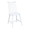Solid Pine &amp; White Dining Table with 2 White Spindle Dining Chairs &amp; a Matching bench - Emerson
