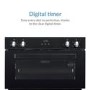 electriQ Built In Electric Double Oven and 60cm 4 Zone Ceramic Hob