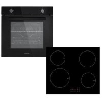 electriQ Plug In Electric Single Oven and Plug In Induction Hob Pack electriQ Plug In Electric Single Oven and Plug In Induction Hob Pack