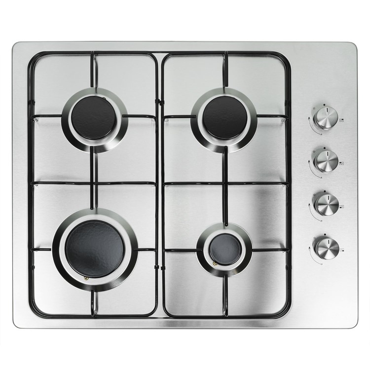 electriQ Stainless Steel Single Oven and Gas Hob Pack