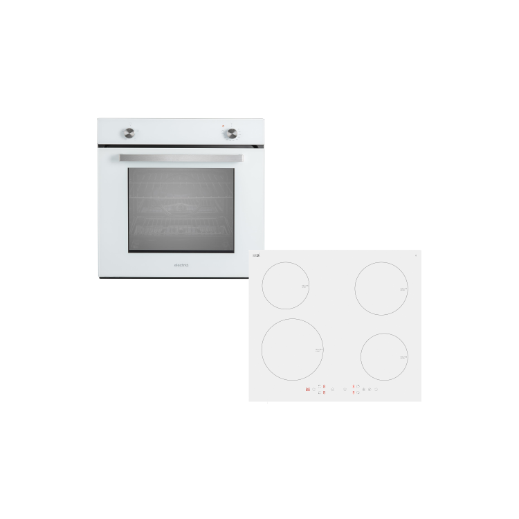 electriQ Plug In Electric Single Oven and Plug In Induction Hob Pack