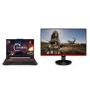Asus TUF Gaming A15 FHD Windows 11 Gaming Laptop with AOC G2490VXA 23.8" FHD Gaming Monitor