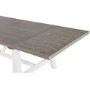 Extendable Wood Dining Table in White & Grey Wash with 2 Chairs & 1 Bench - Fawsley