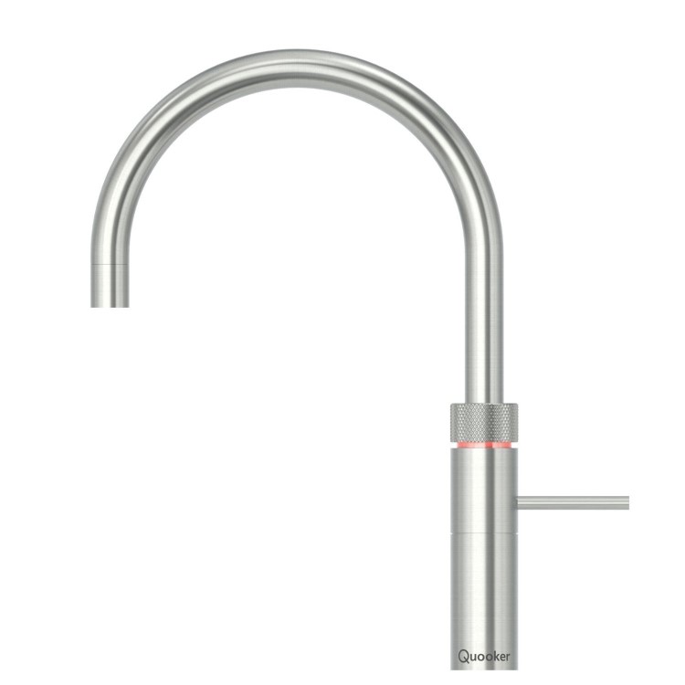 Quooker Fusion Tap Round Stainless Steel + Pro3 3L Boiling Water Tank