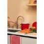 Quooker Fusion Instant Boiling Water Tap Round Stainless Steel + Pro3 3L Boiling Water Tank