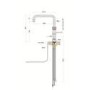 Quooker Fusion Instant Boiling Water Tap Square Black + Pro3 3L Boiling Water Tank