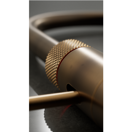 Quooker Fusion Tap Square Patinated Brass + Pro3 3L Boiling Water Tank