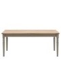 Oak Extendable Dining Table Set with 4 Oak Chairs & 1 Bench - Seats 6 - Eton