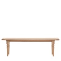 Large Natural Hallway Bench - Eton - Caspian House Large Natural Hallway Bench - Eton - Caspian House
