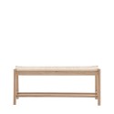 BUN/FOL105458/93390 Natural Rope Hallway Bench - Eton