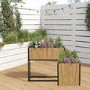 Set of 2 Wooden Garden Planters - Como