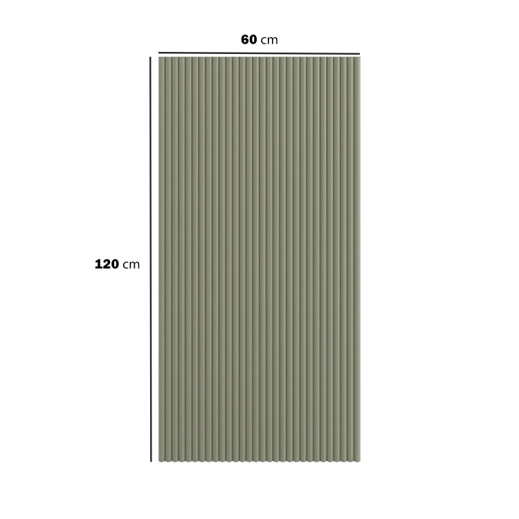 Paintable Fluted Wall Panel - 120cm x 60cm - Delamere