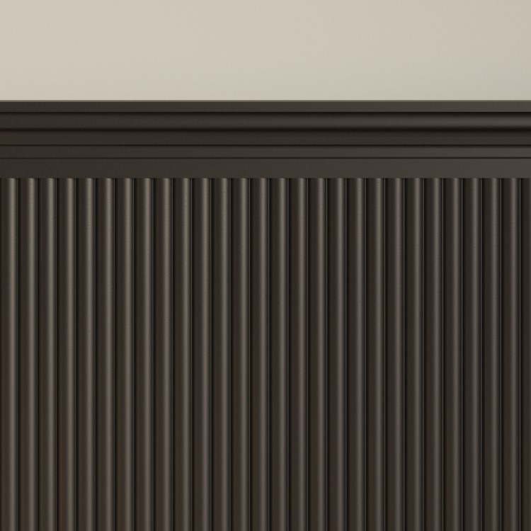 Paintable Fluted Wall Panel - 120cm x 60cm - Delamere