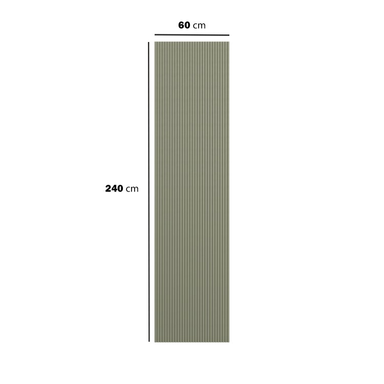 Paintable Fluted Wall Panel - 240cm x 60cm - Delamere