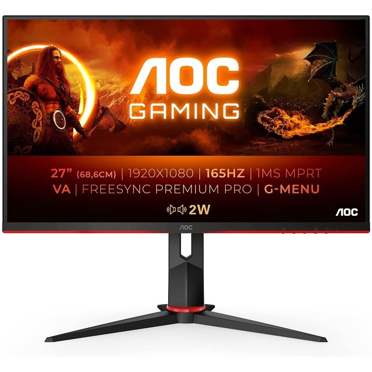 ASUS TUF Gaming F15 15.6 " Windows 11 Home Gaming Laptop with AOC 27G2SAE/BK 27" FHD Gaming Monitor 