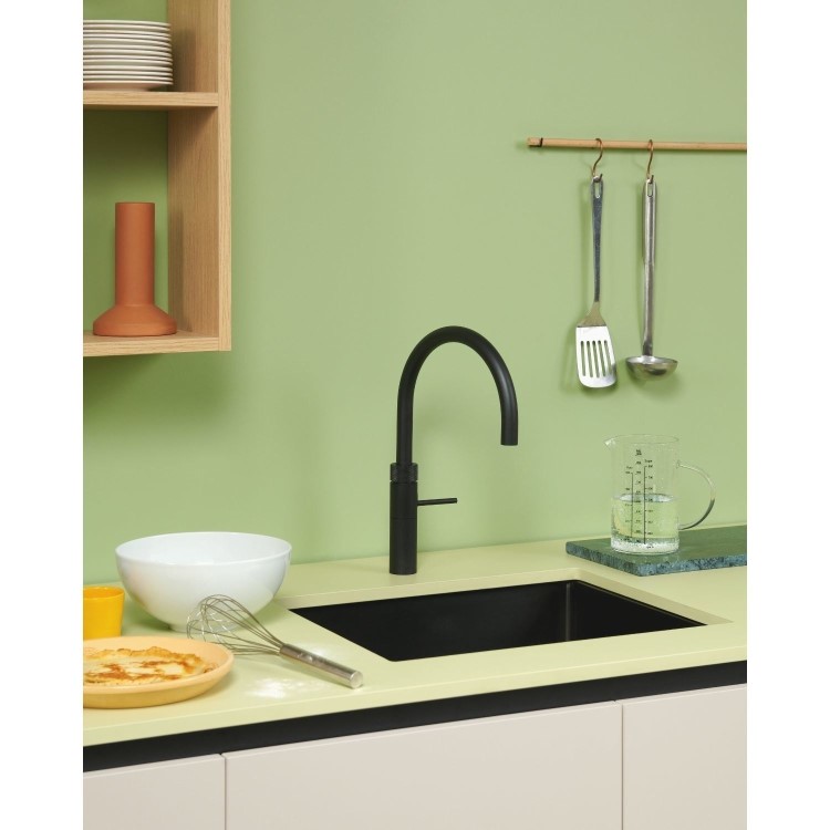 Quooker Flex Tap Black + Pro3 3L Boiling Water Tank