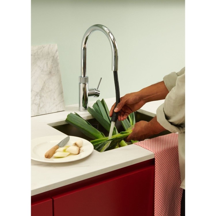 Quooker Flex Tap Chrome + Pro3 3L Boiling Water Tank