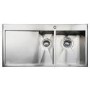 Left Hand Stainless Steel 1.5 Bowl Sink with Mixer Tap
