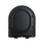 Matt Black Wall Hung Rimless Short Projection Toilet with Soft Close Seat – Verona